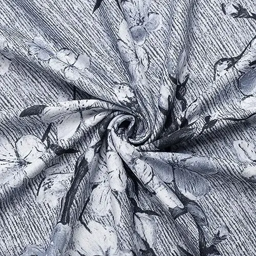 Ninedaily Ayollar Tunikasi Yozgi Qisqa Yengli Top Bo'sh V Bo'yin Kiyimli Ko'ylak Bluzka - 4