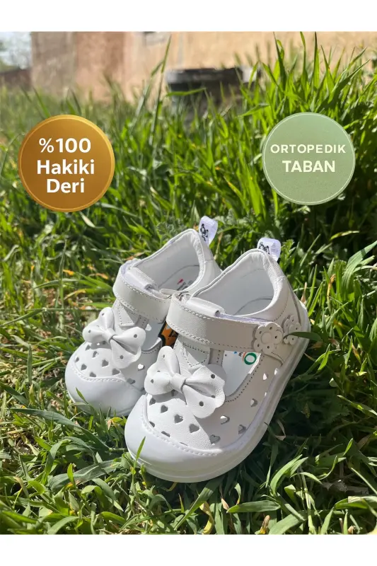 Nino genuine genuine leather orthopedic insole first step baby shoes - 3