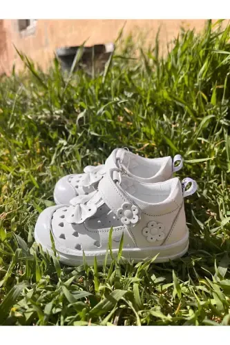 Nino hakiki hakiki deri ortopedik taban ilk adım bebek ayakkabı - 3