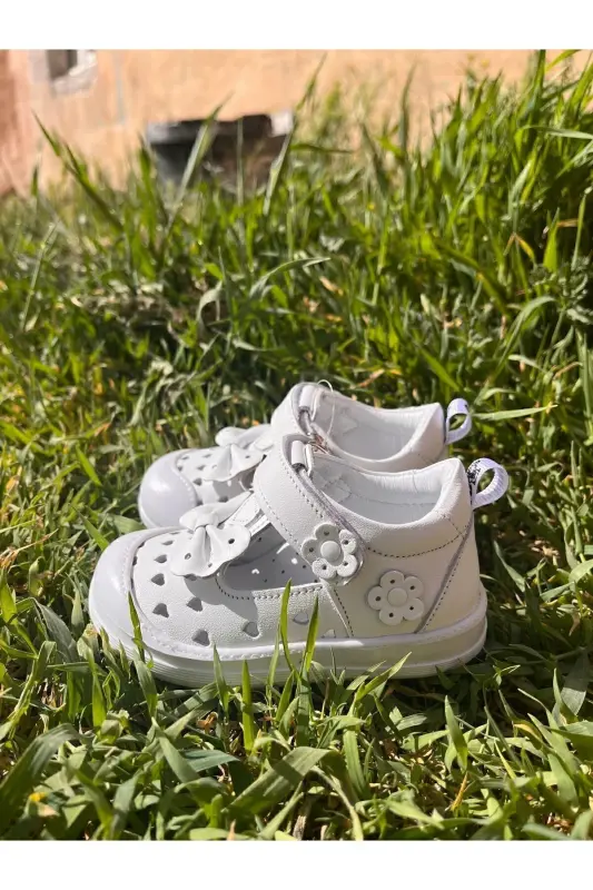 Nino haqiqiy haqiqiy teri ortopedik taglik ilk qadam chaqaloq poyabzali - 2