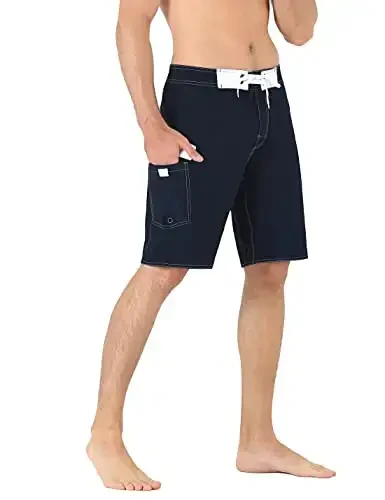 ninovino Men's Sportwear Swim Trunks Quick Dry Board Shorts with Lining - 4