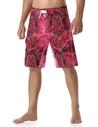 ninovino Men's Sportwear Swim Trunks Quick Dry Board Shorts with Lining - NINOVINO (1)