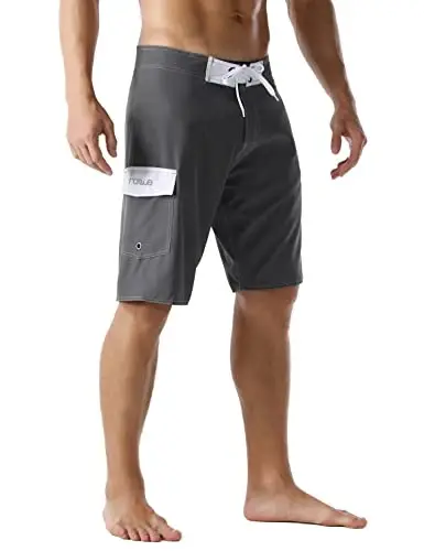 ninovino Men's Sportwear Swim Trunks Quick Dry Board Shorts with Lining - 3