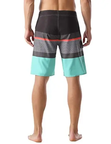 ninovino Men's Sportwear Swim Trunks Quick Dry Board Shorts with Lining - 2