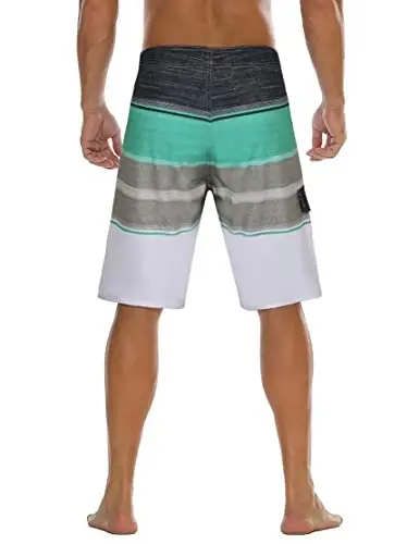 ninovino Men's Sportwear Swim Trunks Quick Dry Board Shorts with Lining - NINOVINO (1)