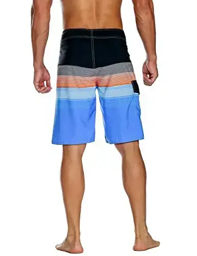 ninovino Men's Sportwear Swim Trunks Quick Dry Board Shorts with Lining - 2