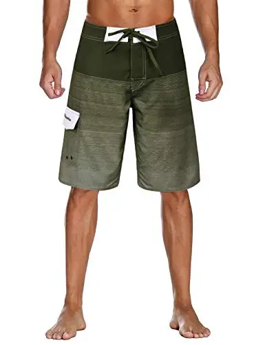 ninovino Men's Sportwear Swim Trunks Quick Dry Board Shorts with Lining - 1