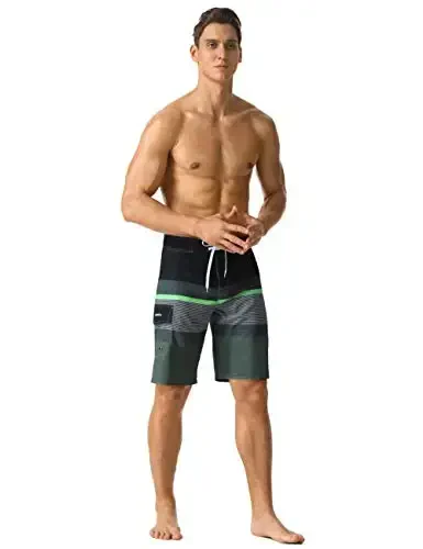 ninovino Men's Sportwear Swim Trunks Quick Dry Board Shorts with Lining - 5