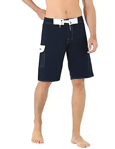 ninovino Men's Sportwear Swim Trunks Quick Dry Board Shorts with Lining - 3