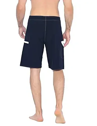 ninovino Men's Sportwear Swim Trunks Quick Dry Board Shorts with Lining - 5