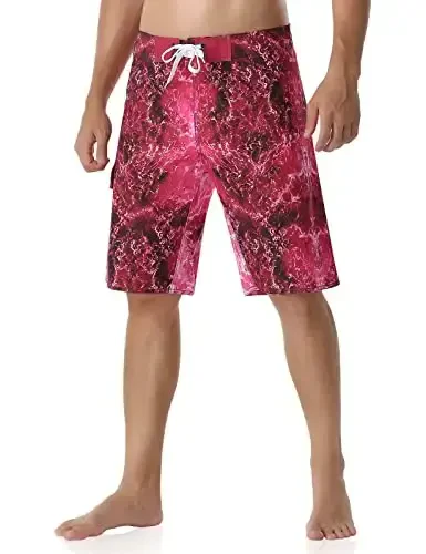 ninovino Men's Sportwear Swim Trunks Quick Dry Board Shorts with Lining - 2