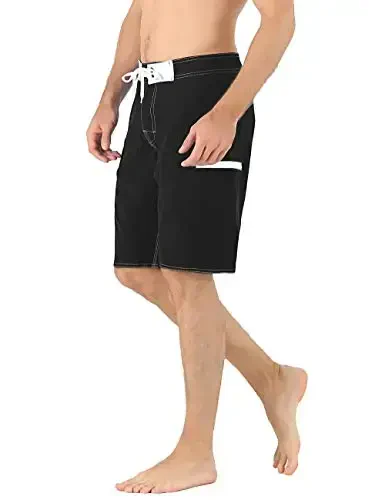 ninovino Men's Sportwear Swim Trunks Quick Dry Board Shorts with Lining - 3
