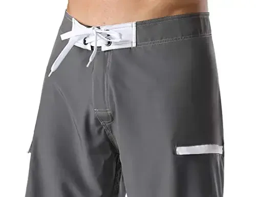 ninovino Men's Sportwear Swim Trunks Quick Dry Board Shorts with Lining - 5
