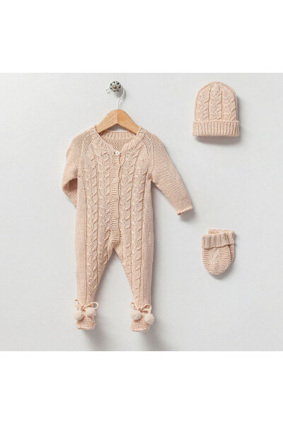 NİPPERLAND KIZ PONPONLU 3LÜ SET - NIPPERLAND