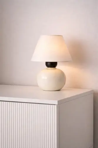 Nisa Luce 12 Piece Ball Lamp Shade Small Ceramic - White / Cream - 7