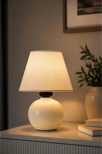Nisa Luce 12 Piece Ball Lamp Shade Small Ceramic - White / Cream 