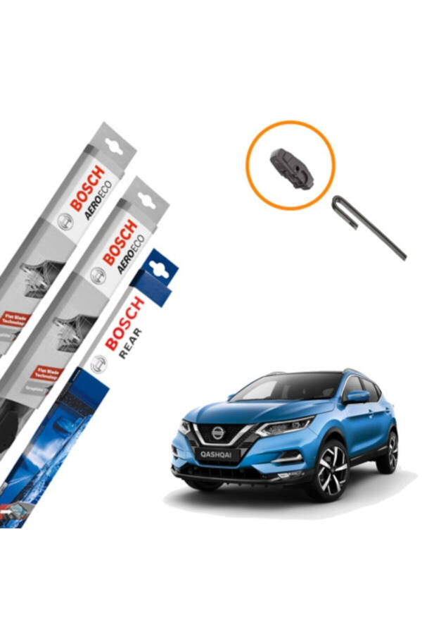 Nissan Qashqai Muz Silecek Takımı Ön Aeroeco 2014-2019 - 1
