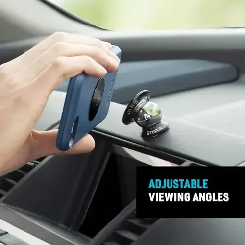 Nite Ize Steelie Orbiter Dash Kit - Magnitli Asboblar Paneli Telefon O'rnatgichi - Ishlatish Oson va Chidamli Mobil Telefon Avtomobil Ulagichi - 5