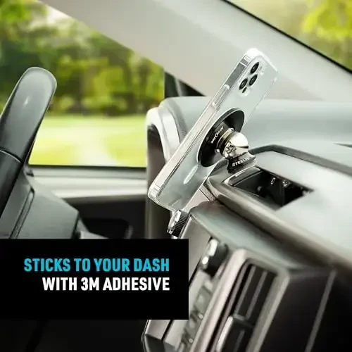 Nite Ize Steelie Orbiter Plus Dash Mount - Avtomobil panellari uchun magnit telefon o'rnatgichi - Avtomobil paneli va mobil telefon aksessuarlari - Neodim magnitlari - 5