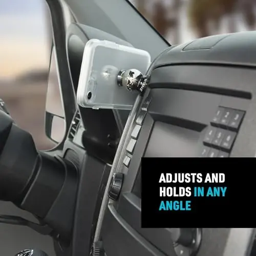 Nite Ize Steelie Original Dash Kit - Avtomobil paneli uchun magnit telefon ushlagichi - Kuchli Steelie magnit va 3M VHB yopishtiruvchi bilan avtomobil telefon ushlagichi - 5