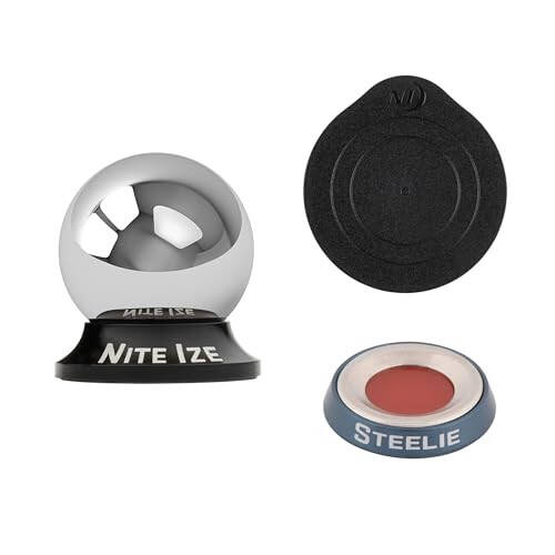 Nite Ize Steelie Original Dash Kit - Magnetic Phone Mount for Car Dashboard - Car Phone Holder with Strong Steelie Magnet & 3M VHB Adhesive - 8