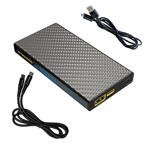 Nitecore Summit 10000 Power Bank, 10000mAh Düşük Sıcaklık Hızlı Şarj USB-C QC PD, iPhone, iPad, Galaxy, Akıllı Telefonlar ve Dizüstü Bilgisayarlarla Uyumlu - 1