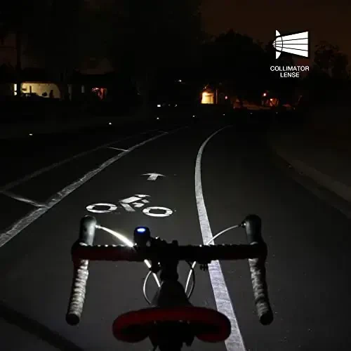 NiteRider Swift 500 Front Bike Light Vmax+ 150 Rear Bike Light Combo Pack- USB Rechargeable Bicycle Headlight LED Front Light Easy to Install Water Resistant Road Commuting Cycling Safety Flashlight - 6