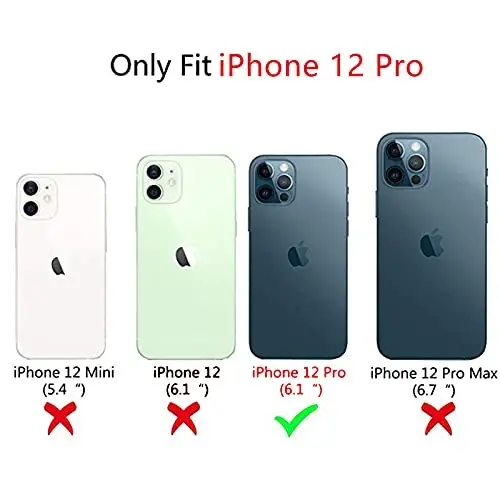 NITITOP Compatible with iPhone 12 Pro Case Cute Clear Bowknot Design for Women Girls Blue Bow Ribbon Soft Fit Slim Stylish Protective Phone Cover - Blue - 5