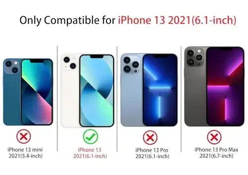 NITITOP Compatible with iPhone 13 Case Cute Clear Durable Ribbon Bowknot Pattern for Girls Women Soft TPU Transparent Full Camera Lens Shockproof Protective Phone Cover - White - 5