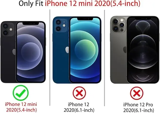 NITITOP iPhone 12 Mini uchun mos keladigan g'ilof Chiroyli tiniq chidamli lenta kamonli naqsh Qizlar uchun Ayollar Yumshoq TPU Shaffof To'liq Kamera Ob'ektiviga Zarba o'tkazmaydigan himoya telefon qopqog'i - Sharob qizil - 10