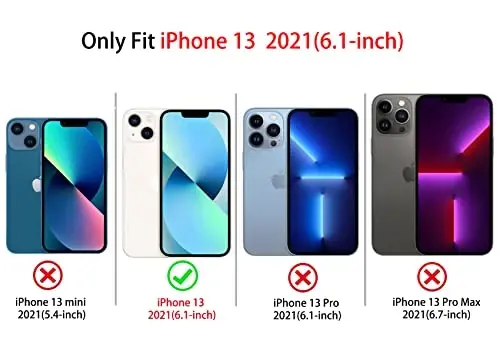 NITITOP Compatible with iPhone 13 Case Cute Mirror Bow Love Heart Pattern for Women Girls Ribbon Design Shockproof Silver Protective Phone Cover - Light Pink Bow - 6