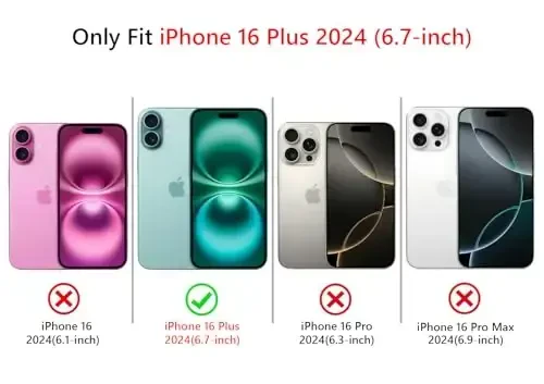 NITITOP Compatible with iPhone 16 Plus Case Cute Clear Durable Ribbon Bowknot Pattern for Girls Women Soft TPU Transparent Full Camera Lens Shockproof Protective Phone Cover - Brown - NITITOP (1)