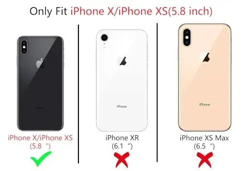 NITITOP iPhone X/XS uchun mos keladigan g'ilof Qizlar ayollar uchun yoqimli tiniq chidamli lenta kamon naqshli yumshoq TPU shaffof to'liq kamera linzalari zarbga chidamli himoya telefon qopqog'i - Moviy - 5