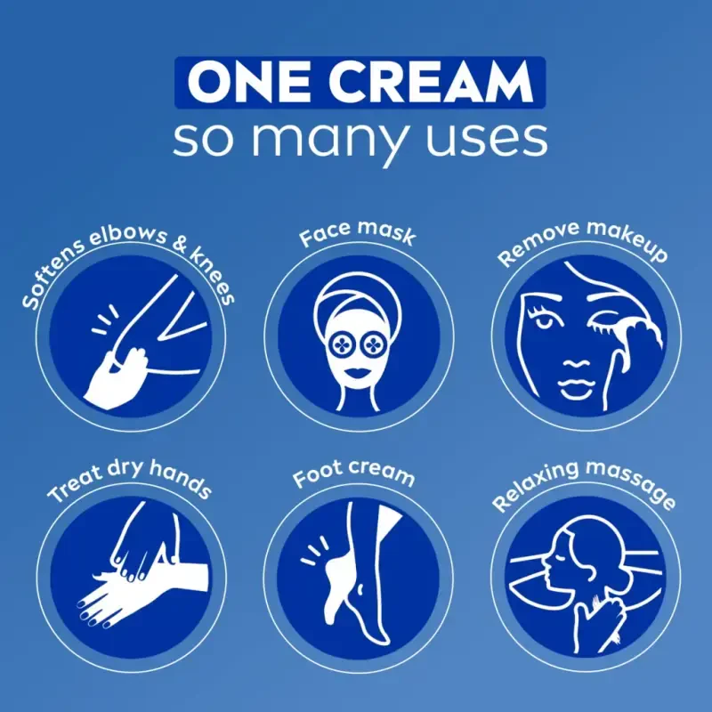 NIVEA Creme Body, Face and Hand Moisturizing Cream, 1 Oz Tin - 9