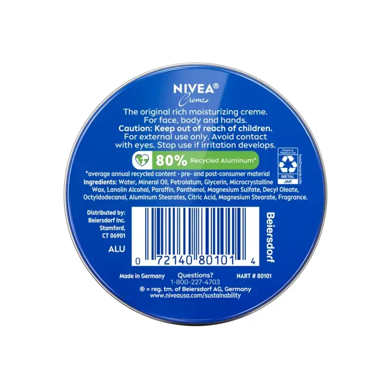 NIVEA Creme Body, Face and Hand Moisturizing Cream, 1 Oz Tin - 14