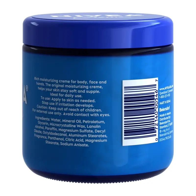 NIVEA Creme Body, Face and Hand Moisturizing Cream, 13.5 Oz Jar - 3