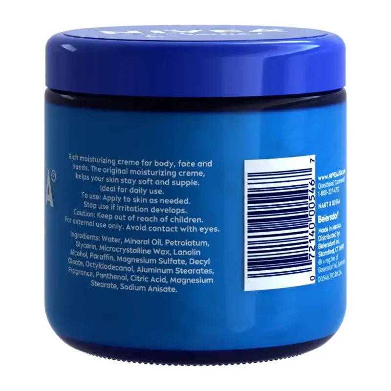 NIVEA Creme для увлажнения тела, лица и рук, 13,5 унций банка - 3