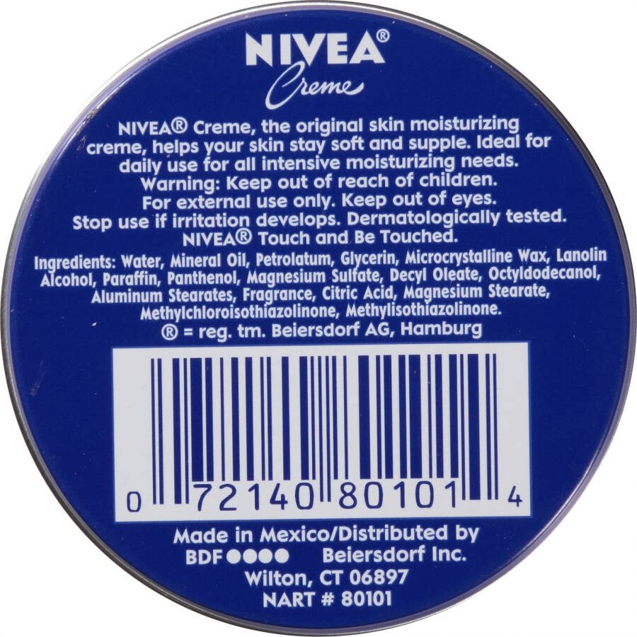 NIVEA Creme, Vücut, Yüz ve El Nemlendirici Krem, 1 Oz Kalay - 28