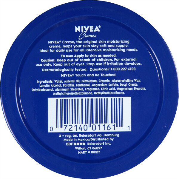 NIVEA Creme Vücut, Yüz ve El Nemlendirici Krem, 13,5 Oz Kutulu - 20