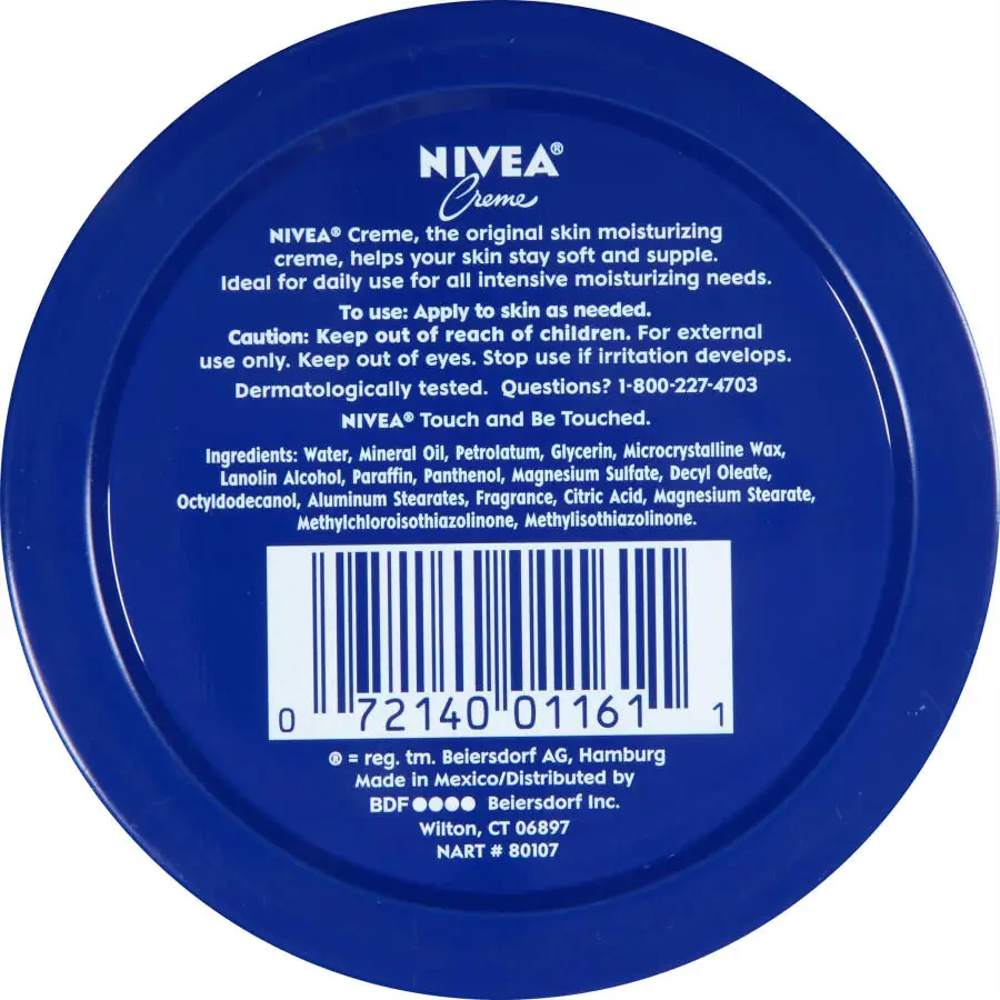 NIVEA Creme Body, Face and Hand Moisturizing Cream, 13.5 Oz Tin- - 20
