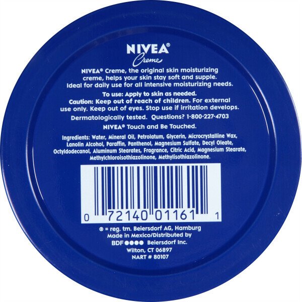 NIVEA Creme Body, Face and Hand Moisturizing Cream, 13.5 Oz Tin- - 10