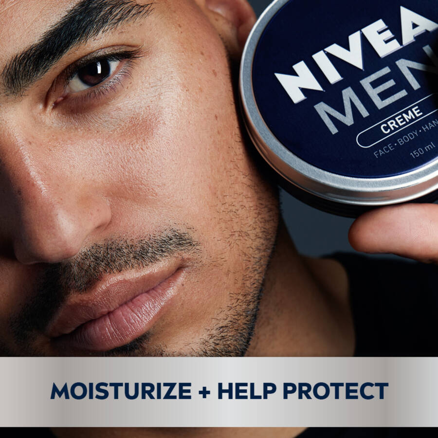 NIVEA MEN Creme - Erkaklar uchun ko'p maqsadli krem - Yuz, qo'l va tana losoni - 5,3 oz. Qalay - 3