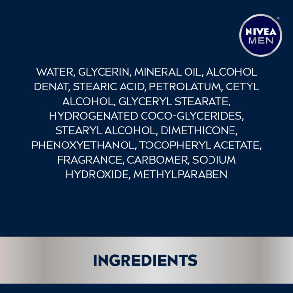 NIVEA MEN Creme - Erkaklar uchun ko'p maqsadli krem - Yuz, qo'l va tana losoni - 5,3 oz. Qalay - 6