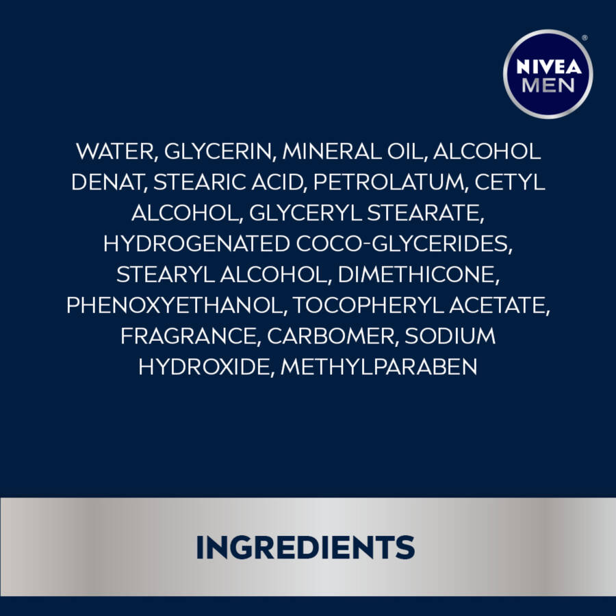 NIVEA MEN Creme - Erkaklar uchun ko'p maqsadli krem - Yuz, qo'l va tana losoni - 5,3 oz. Qalay - 6