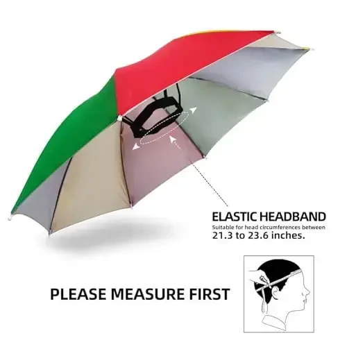 NLDGDZJ Kattalar ayollar erkaklar uchun soyabon shapka-Qo'lsiz elastik boshcha quyosh soyasi baliq ovlash/lager/dehqonchilik/bog'dorchilik/fotosurat/sport tadbirlari/kostyum qiziqarli uchun bosh soyabon shapka - 3