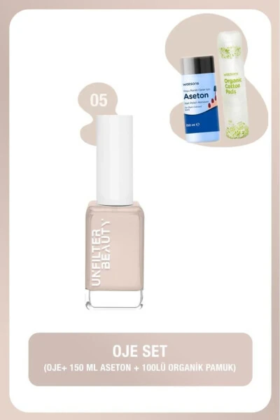 No: 05 Oje 150 ml Aseton 100 Adet Pamuk - 1