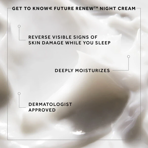 No7 Future Renew Damage Reversal Night Cream Face Moisturizer with Pepticology™ Peptides, All Skin Types, 1.69 oz - 6