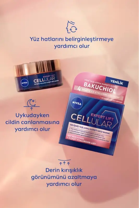 Ночной крем для лица Cellular Bakuchiol против старения и увлажняющий 50 мл - 3