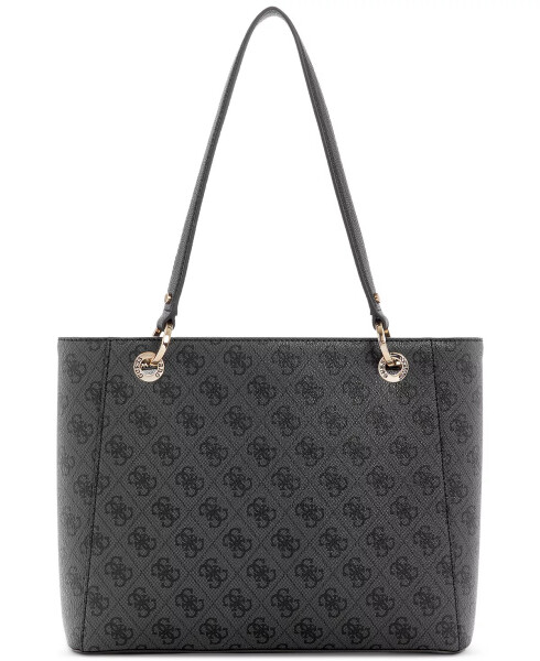 Noelle 4-G Basic Logo Double Compartment Tote Coal Logo - 4