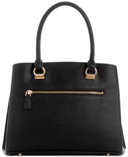 Noelle Girlfriend Medium Double Compartment Satchel Black - 3